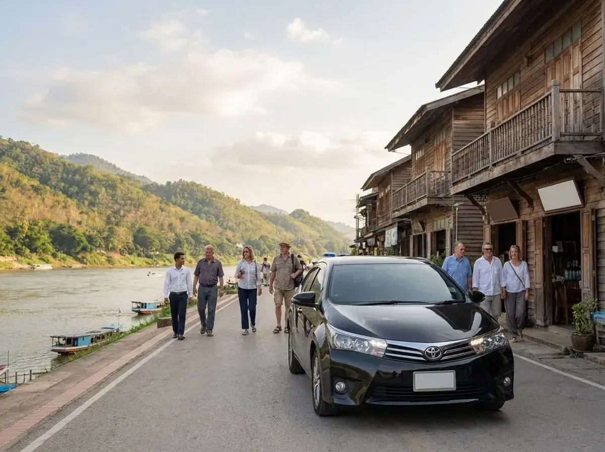 Chiang Khan – taxi from Hua Hin
