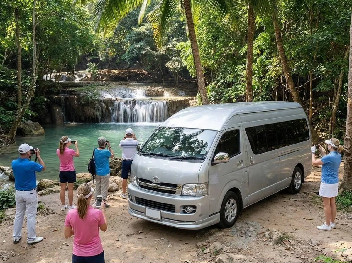 Erawan Waterfall – taxi from Hua Hin