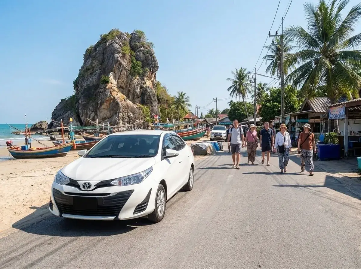 Kao Seng Fishing Village – taxi from Hua Hin