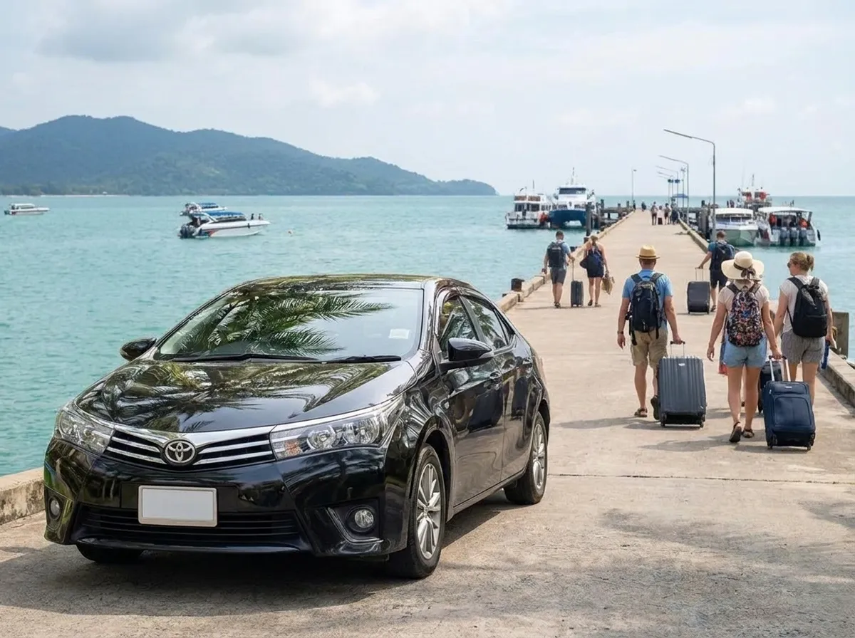 Koh Samui (via Don Sak Pier) – taxi from Hua Hin