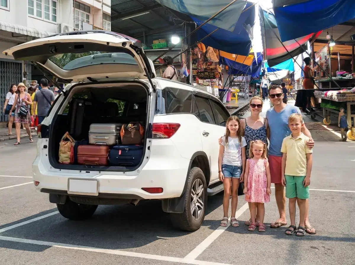 Maeklong Railway Market – taxi from Hua Hin
