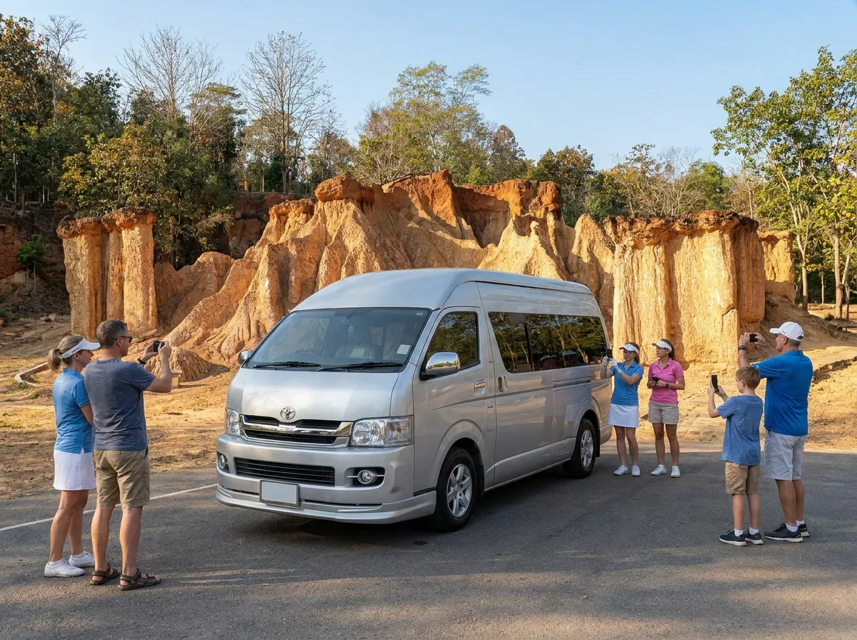 Phae Mueang Phi – taxi from Hua Hin