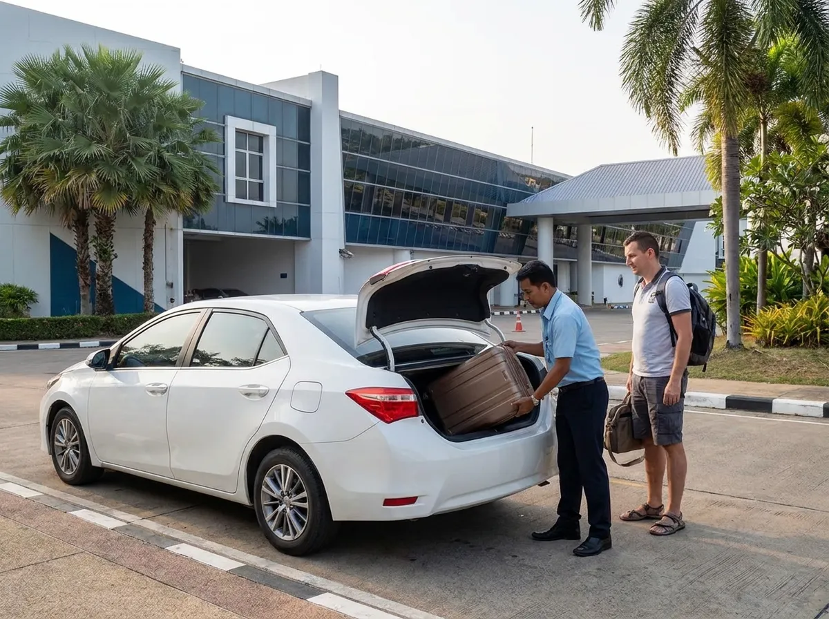 Phitsanulok Airport (PHS) – private taxi from Hua Hin