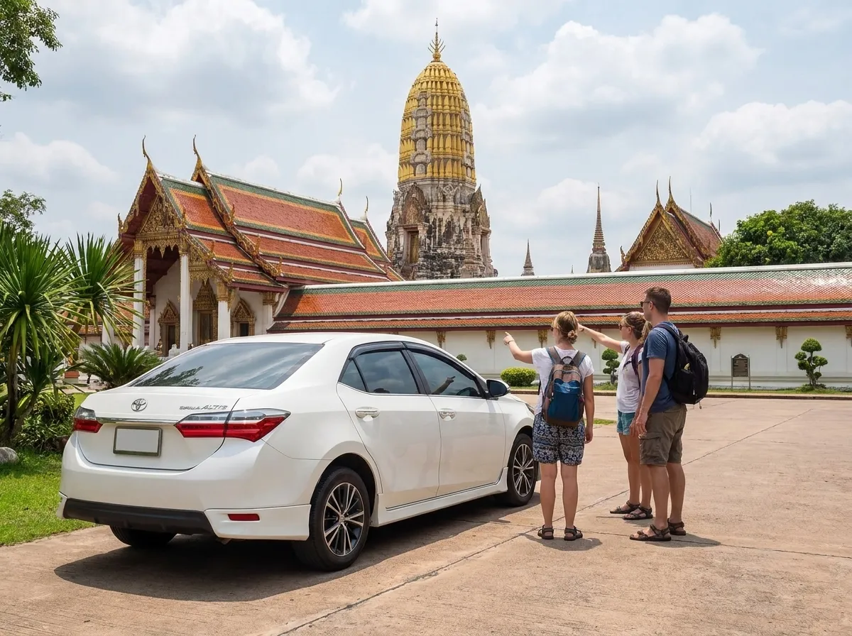 Phitsanulok – taxi from Hua Hin