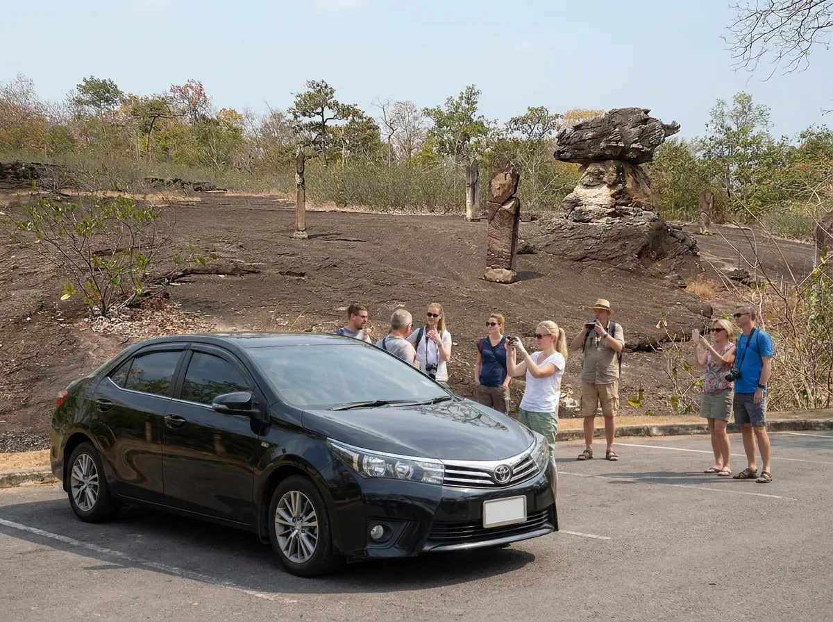 Phu Phrabat Historical Park – taxi from Hua Hin